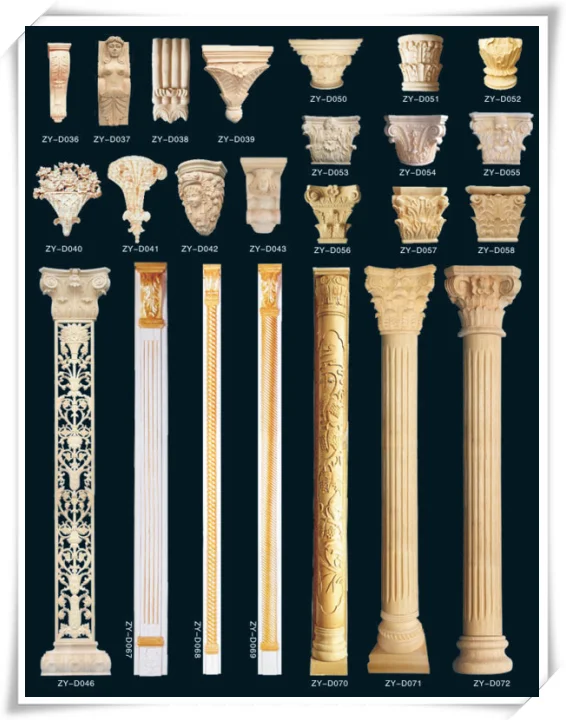 Decorative wooden frames moulding Round Moulding