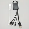 OEM 5 in 1 multi port portable USB Data charging For iphone MFI cell phone split cable