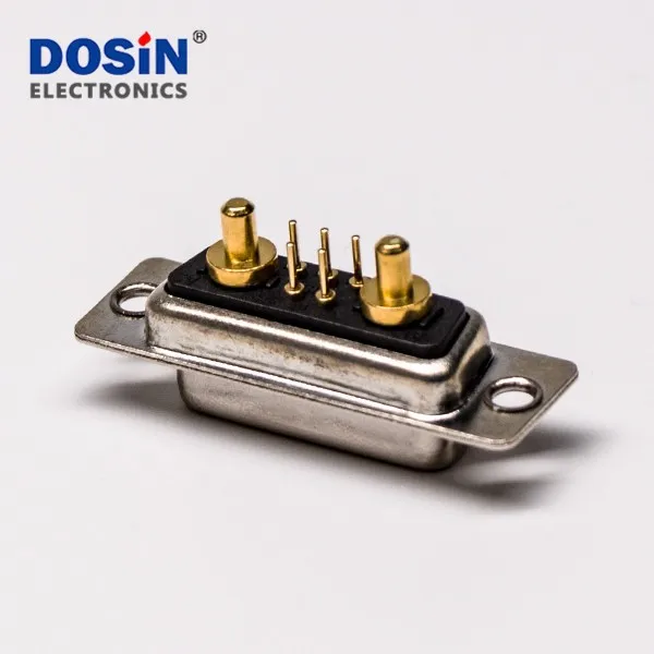 D sub Solder Connector 7W2 Female Straight Cable Connector 10A D sub Solder Connector 7W2 Female Straight Cable Connector 10A