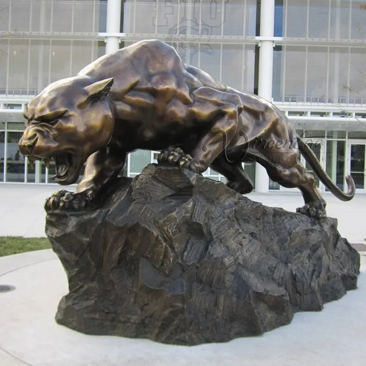 Custom Modern Garden Decor Life Size Bronze Cheetah Sculpture Buy