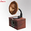 Alibaba Best Sale Ft-M80 Phonograph Shape Wooden Subwoofer Speaker Best Portable Bluetooth Speaker Wireless Stereo!!!