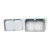 Waterproof solar abs junction box button push switch control outdoor project battery ip65 plastic enclosure with flanges