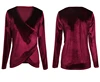 unruled women blouse winter new design sexy cross pieces pleuche blouse tops women clothing