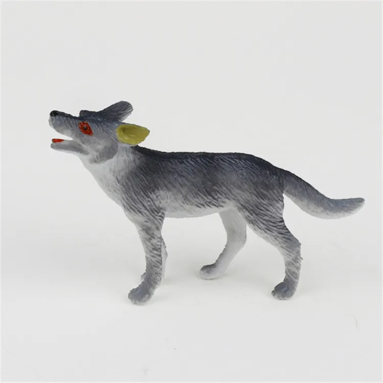 plastic wolf figurines