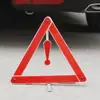 Road Safety Triangle Reflector Night Red Triangle Warning Sign Foldable Reflective Board for Car Breakdown Emergency(red)