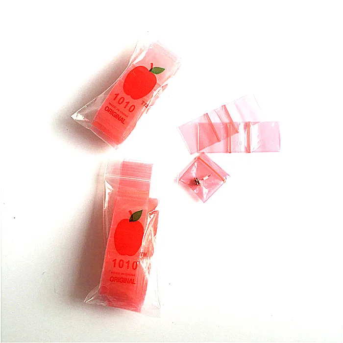 1010 Colored Mini Small Ziplock Baggies With Apple Brand Buy 1010
