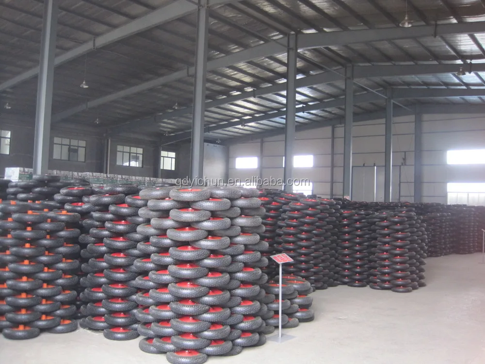 Plastic & Metal Wheelbarrow with PU Wheel 120L Water Capacity 200kg Load Easy Assembly Model WB8414