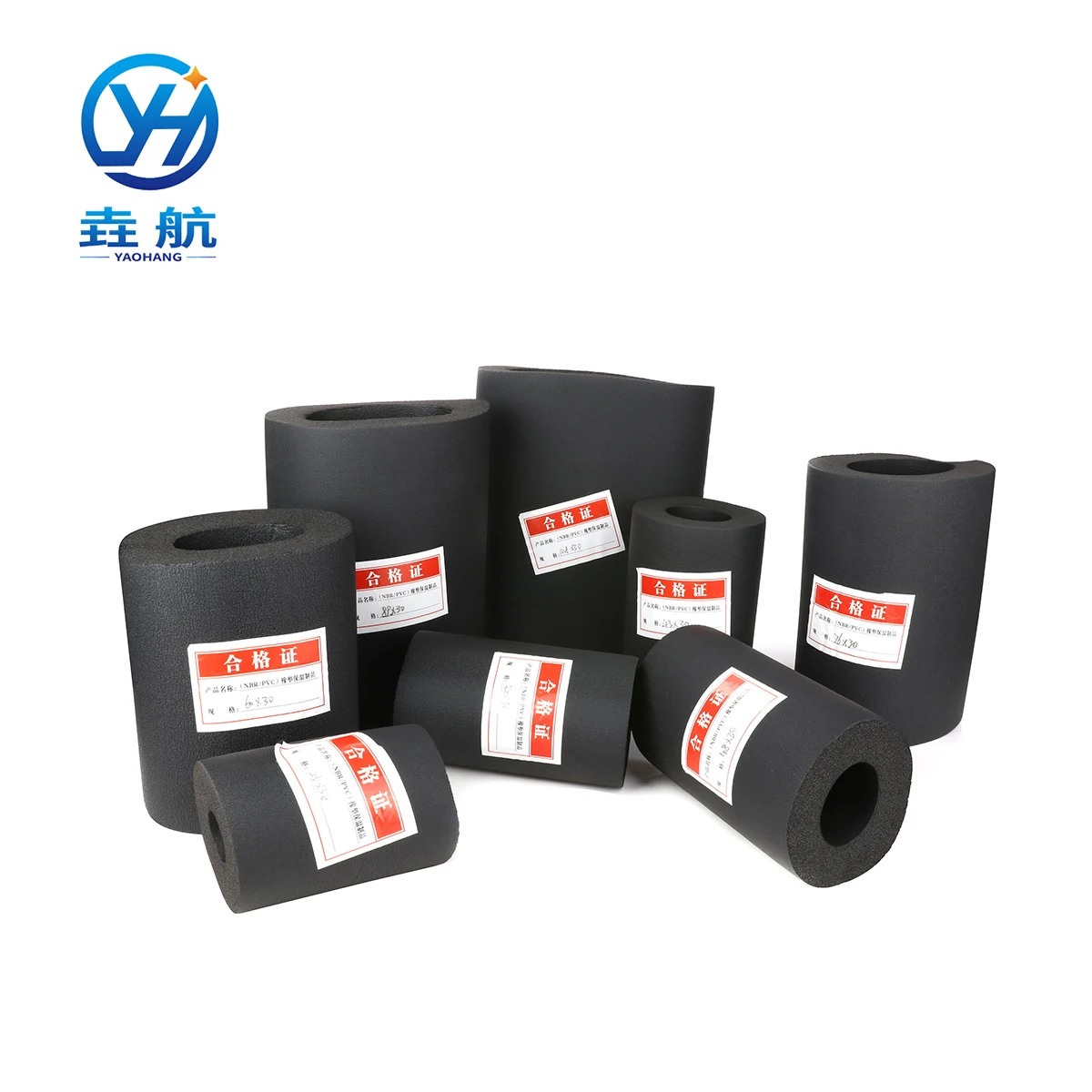 High Density Rubber Flex Insulation Tube For Air Conditioner Insulation