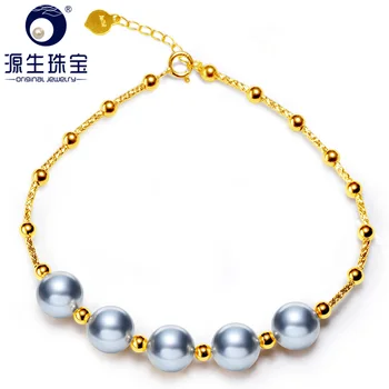 pearl and gold bracelet