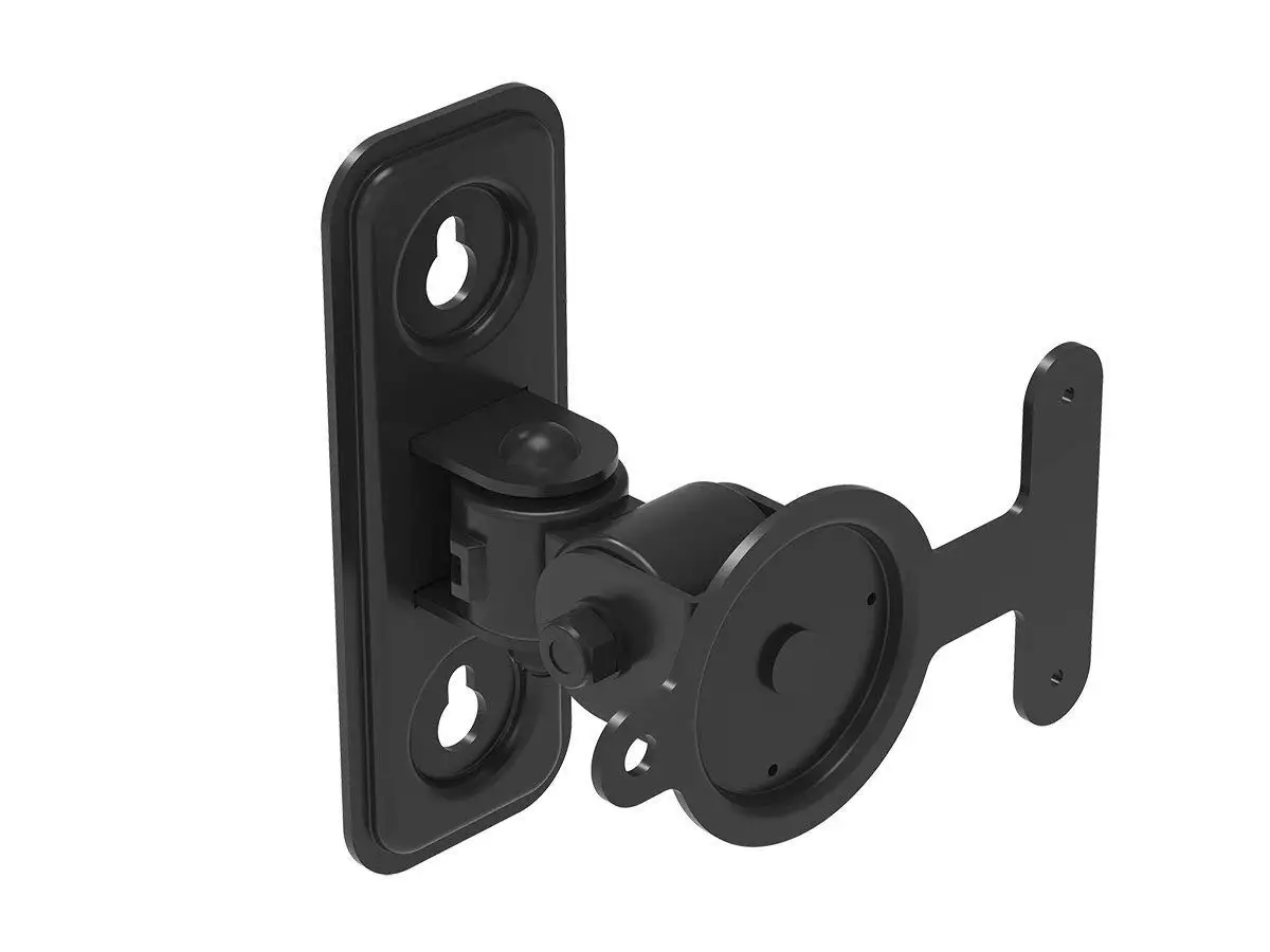 Monoprice Pivoting Speaker Wall Mount - Black for SONOS Play:3 Speakers | Easy Installation, Stong & Sturdy