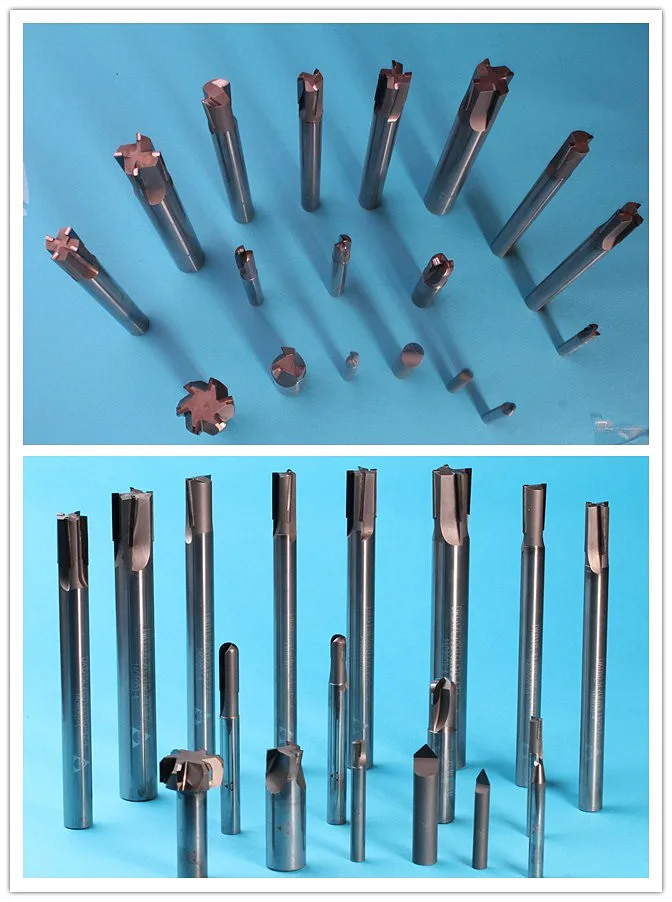 Diamond cutting tools cnc milling cutters pcd helical end mill, View