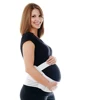 Elastic maternity support belt