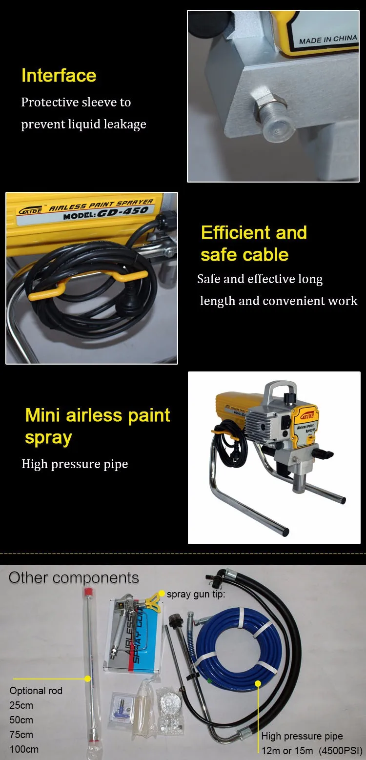airless paint sprayer