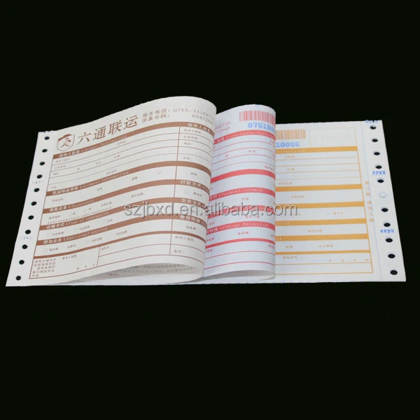 Custom Air Waybill & Express Logistic Courier Waybill Paper Printing