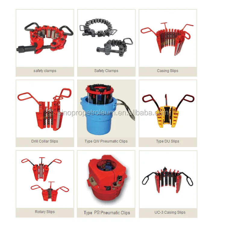 Casing Clamp Api 7k Drill Collar Slips Dog Collar For Oil Drilling Rig