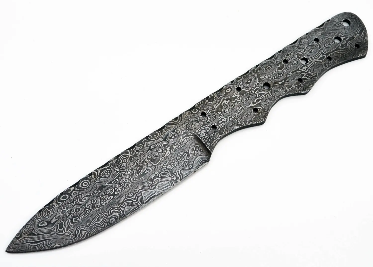 Сталь 1095. Damascus Drop point Blade blank. Steel blanks. Hunting blank.