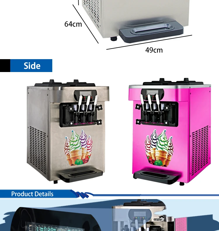Commercial Big Capacity Ice Cream Machine Business Buy Industrial Ice