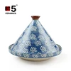 7 inch hand painted tajine stonewarte moroccan tagines with cute lid