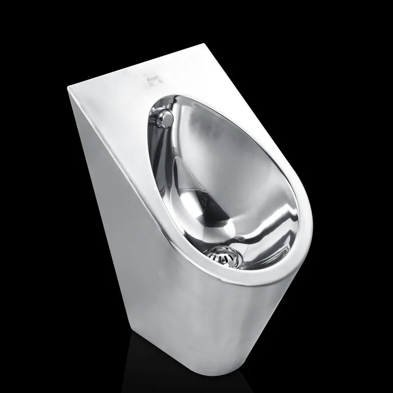 Sanitary Ware Stainless Steel Modern Wallhung Male Urinal Bowl Single