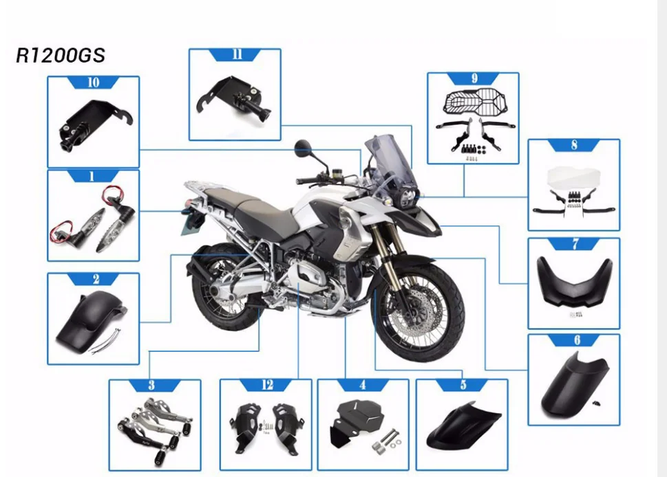 bmw r1200gs mobile phone bracket