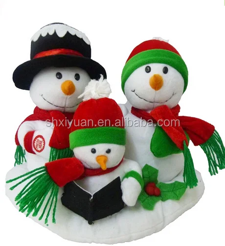 mini plush snowman