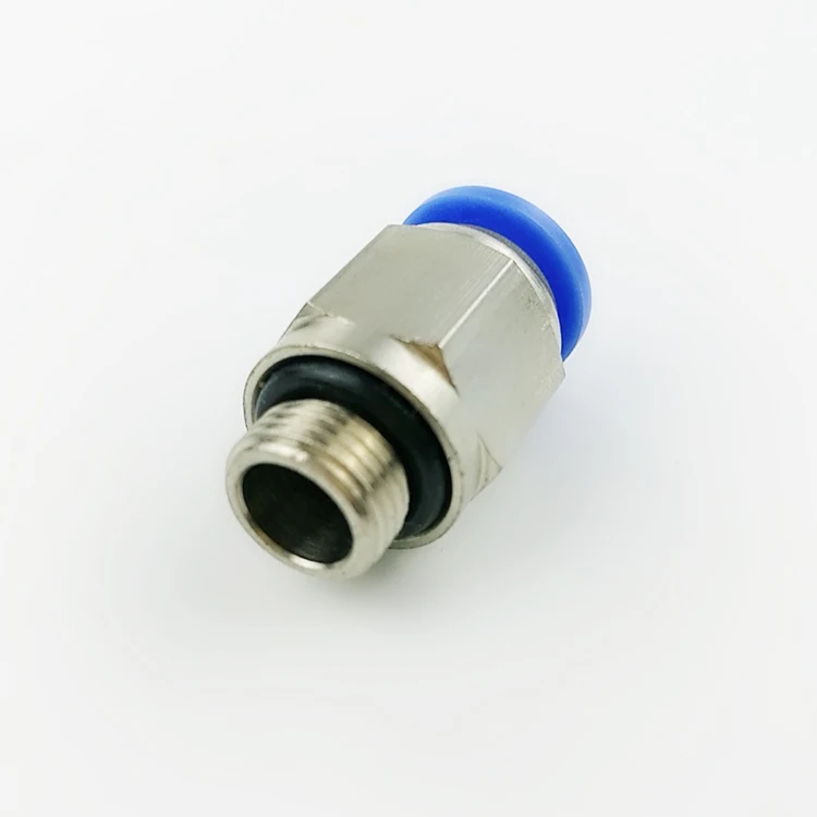 1PC 1/4" 4mm un empuje para conectar Conector MacHo BSP Rosca Recta De Ajuste
