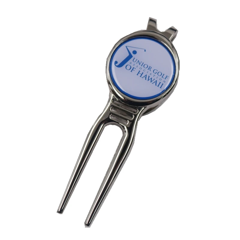 High Quality Custom Logo Metal Bulk Golf Ball Marker Divot Repair Tool