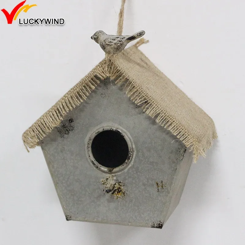 New Design Antique Antique French Small Hanging Garden Decor Metal