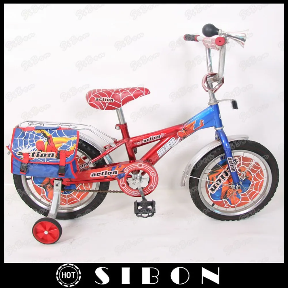 Sibon 14" Aufkleber spiderman kinder fahrradFahrrad