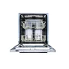 Semi-Integrated 8 wash program stainless steel dishwasher with delay start