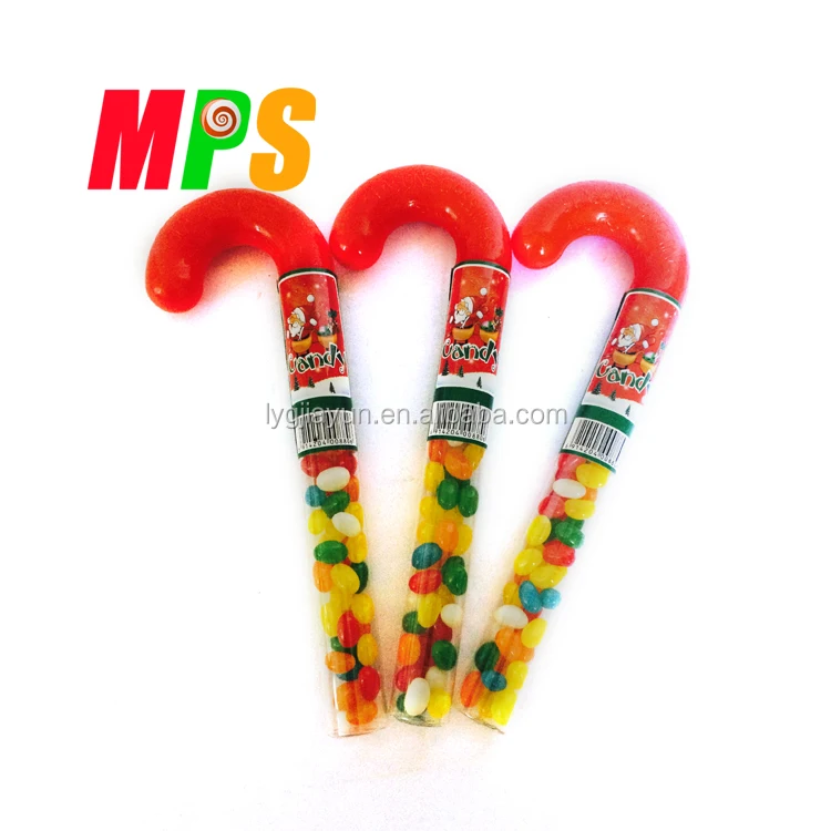 Plastic Candy Cane Tube Packed Jelly Beans Buy Candy Cane,Plastic