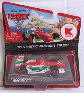 Disney / Pixar CARS 2 Movie Exclusive 1:55 Scale Die Cast Car with Synthetic Rubber Tires Francesco Bernoulli K-Mart Days of Disney Cars
