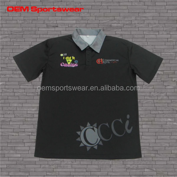 black 100 polyester shirt