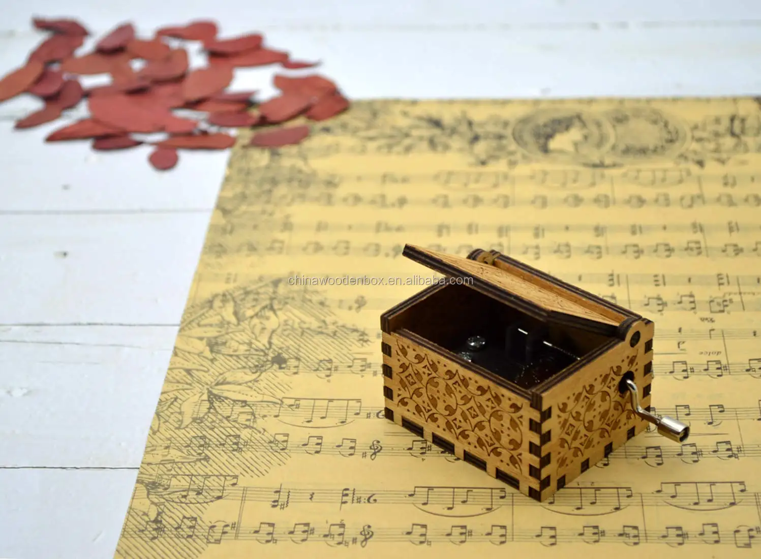 Hand Cranked Music Box Song Of The Godfather Buy Custom Song Music Box,Hand Cranked Music Box