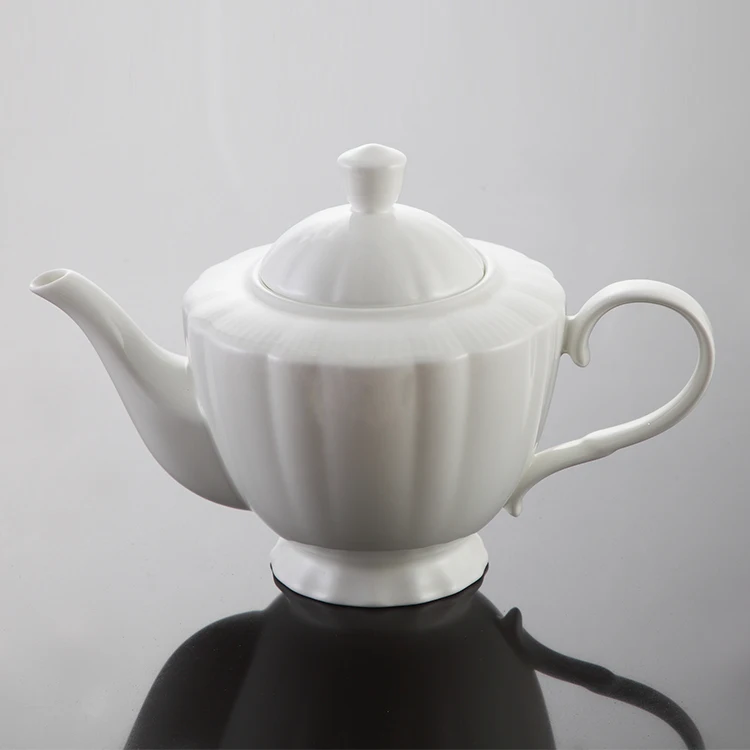 P&T Royal Ware Custom Design Ceramic White bone china Teapot