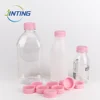 Non refillable heat seal plastic containers screw top cover vented vacuum used beer bottle scrap pp pet jar cap with weight