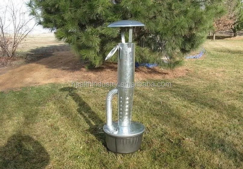 Orchard Heater Smudge Pot For Heating Your Farm Return Pipe Tin 