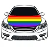 Wholesale Rainbow Custom car hook cover flag