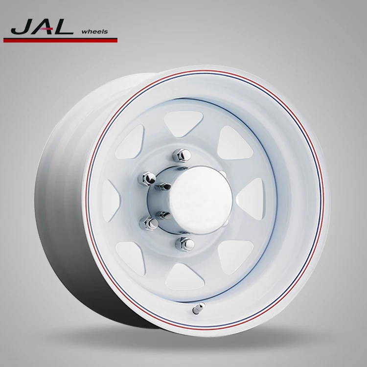 Factory Supply Fake Beadlock 15x8 Wheel 4x4 Offroad Steel Rims Wheels