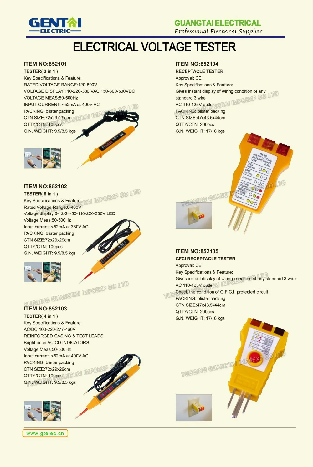 Circuit Tester For Testing Acdc Electric Circuits Detects Presence
