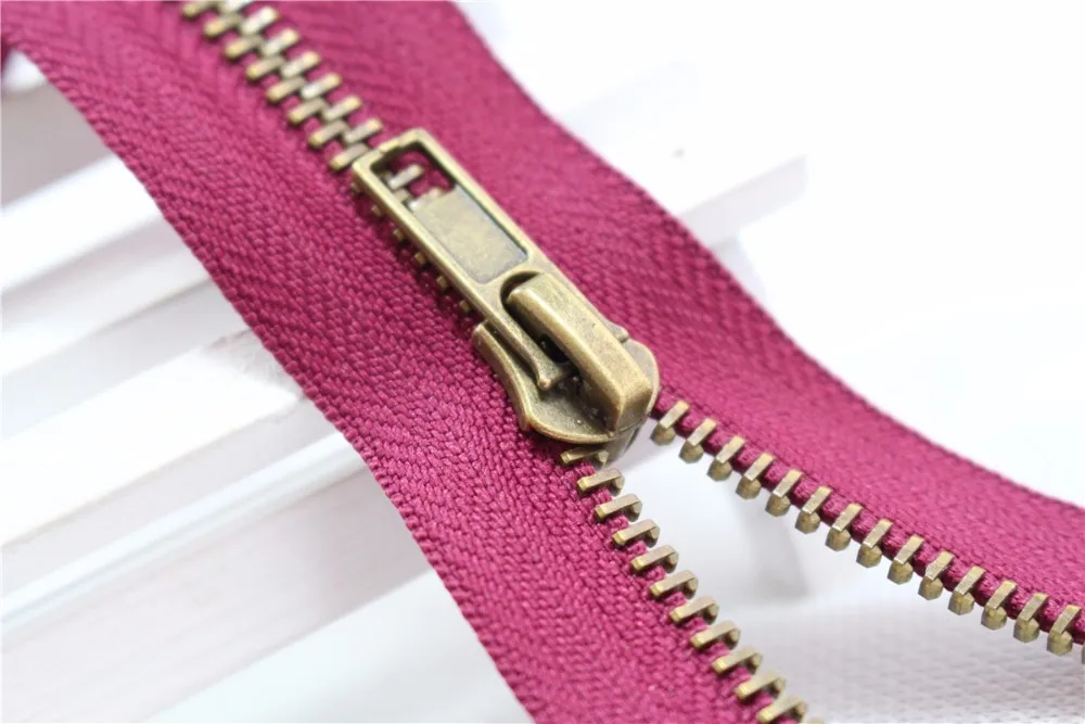 Download 6 Colors Available,Close-open Metal Zippers With Pearl Slider,Multi-color #5 Zippers For Diy ...