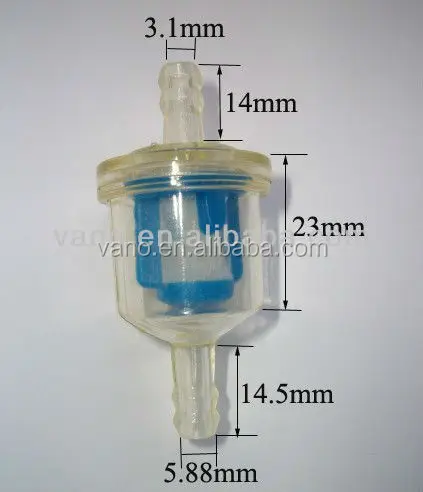 3mm 5.88mm mini fuel filter small gas filter