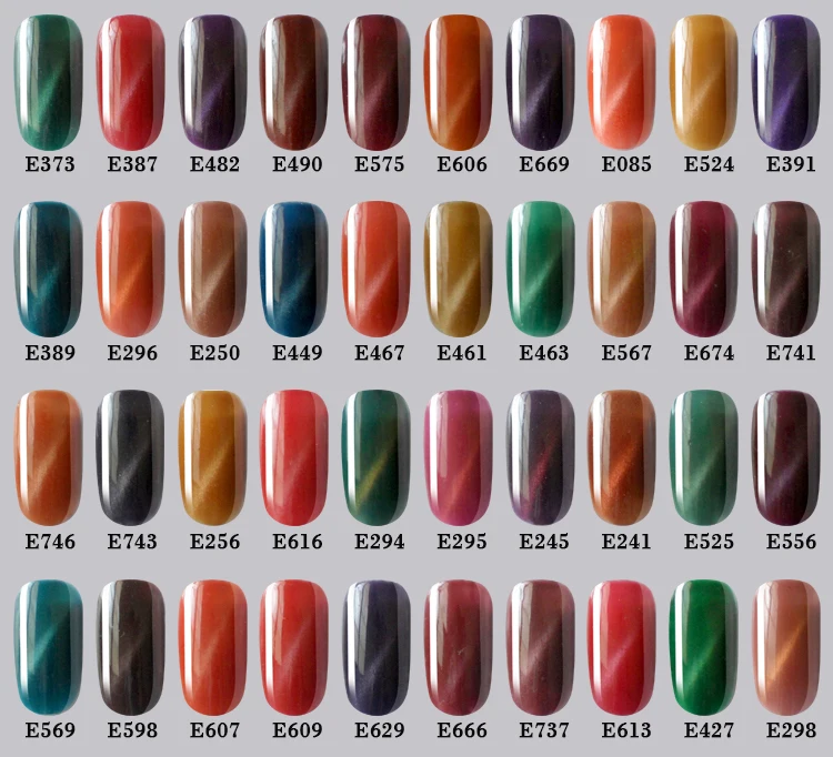 Professional Uv Gel Polish 15ml 40 Colors Cat Eye Nail Gel Polish