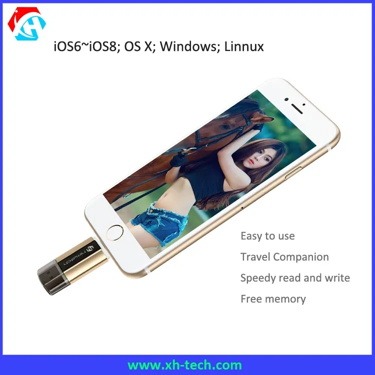 Brilliance Star Factory Price Newest Promotional USB Flash Drives For Iphone &Mac PC U Disk
