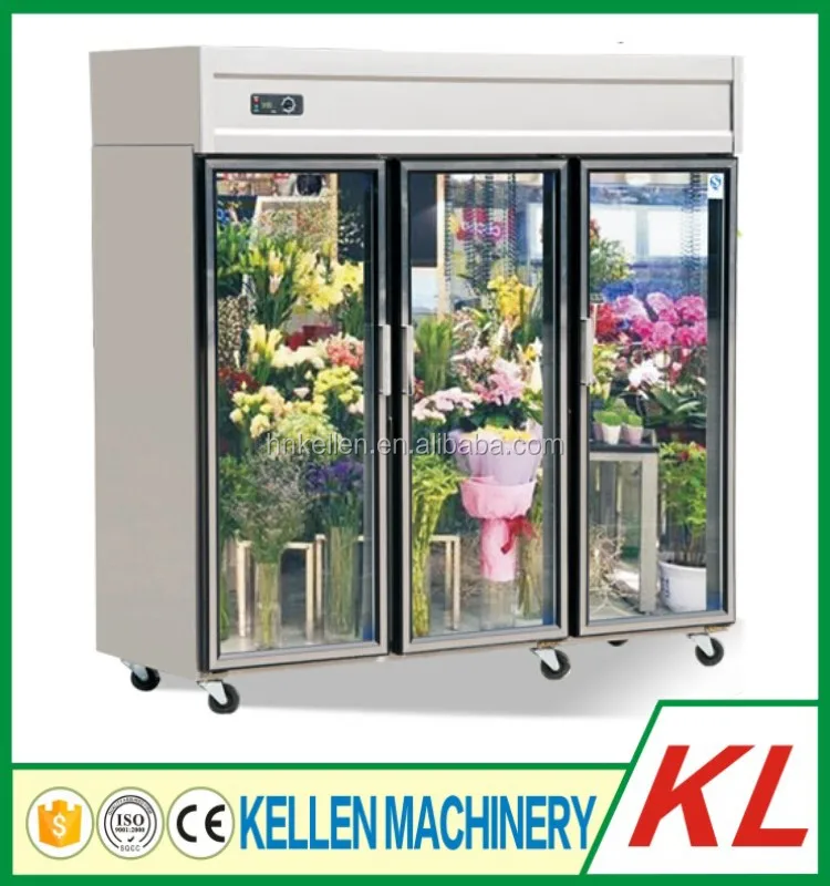 Compact Structure And Easy Moveing Commercial Flower Showcase