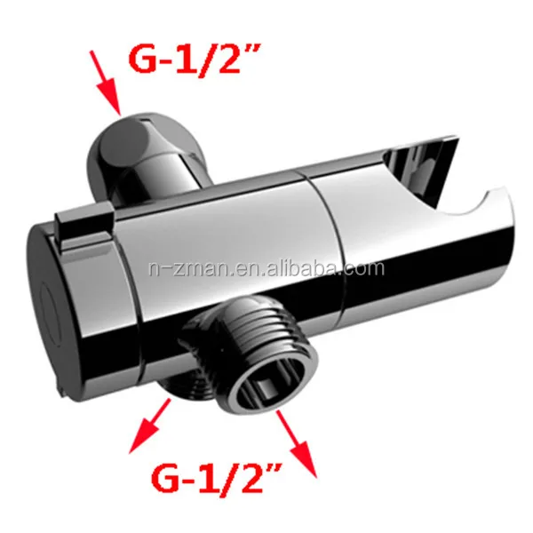 Chrome Abs Shower Diverter,3way Shower Diverter,Shower Diverter With