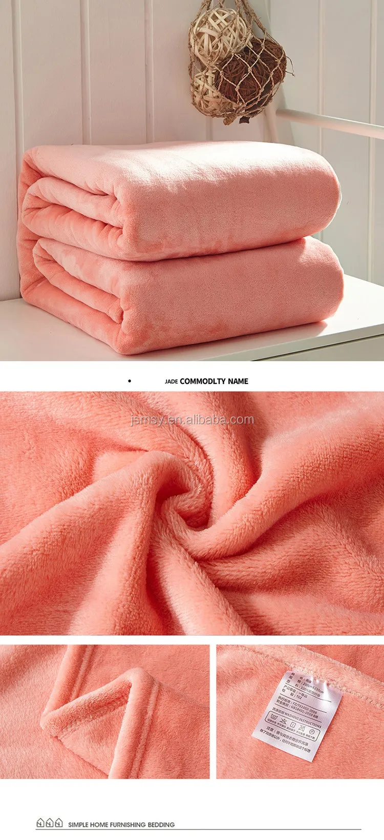 Cotton Fleece Blanket Embroidered Logo Soft Throw Blanket Buy Cotton Fleece Blanket