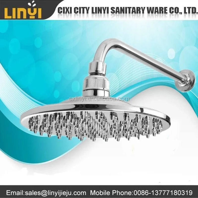 Linyi Wholesale New Design Ultra Thin Abs Waterfall Shower Head,Rotating Shower Heads,Swivel