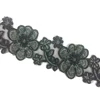 New design thread lace embroidery trim for evening dress BK-TRM2046