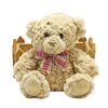 trade assurance factory wholesale 25cm Roll Hair plush bear Valentine day Plush stuffed Toy tie bear